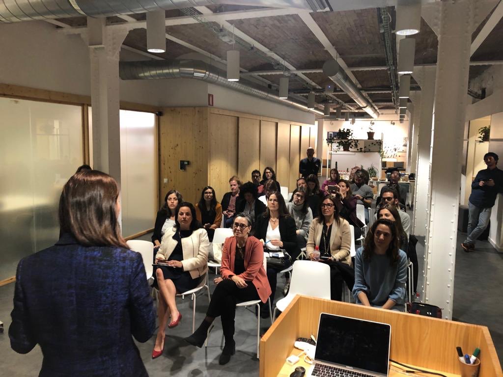 TechBarcelona's tweet photo. Kick Off  #BcnTech4Women iniciativa dedicada a promover la equidad en el sector tech. ¡Start! #Pier01 📍 https://t.co/FNUk8EWzI3