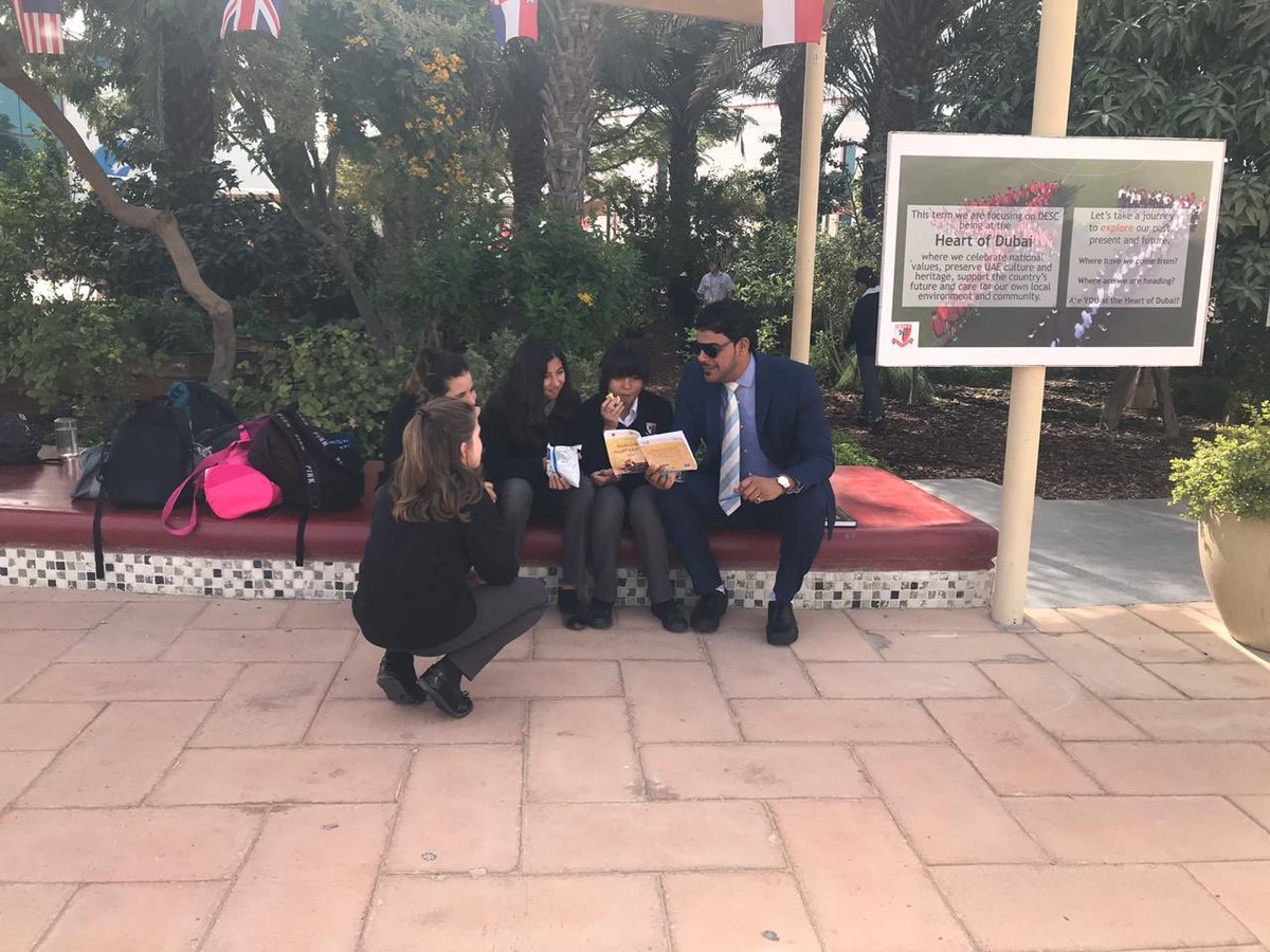 DESCArabicA's tweet photo. Enjoying reading a new Arabic book!
#Reading_around_desert_garden.
#Book_week
@DESC_Arabic_A @KHDA @descwellbeing @descdubai https://t.co/NAFBtnPxSQ