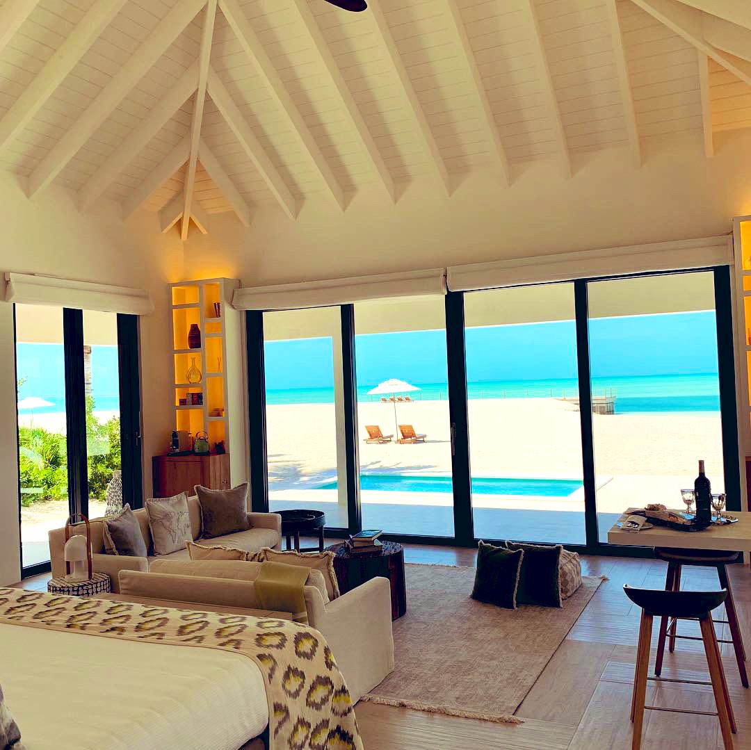 Ambergris Cay is a beautiful private island in the Turks and Caicos with a five star bespoke boutique hotel. Only 10 bungalows and a few homes. It is reached by private plane at its own airport. #turksandcaicoscollection #ambergriscay #turksandcaicosislands  @ambergriscaytci