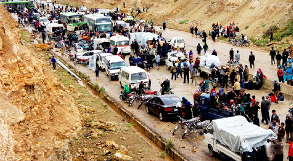 PAXforpeace's tweet photo. Final Siege Watch report: 2.5 million Syrians suffered from the sieges. Hundreds of thousands of people were forcibly displaced. #SiegeWatch #PAXforpeace https://t.co/BxG7ejeMYK https://t.co/D60AUKLFRY