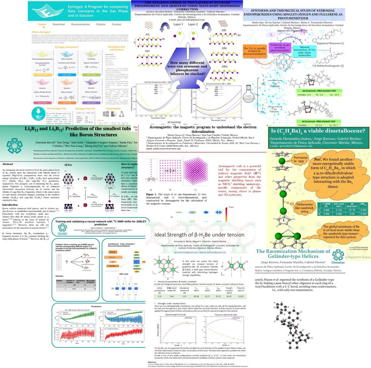 theochemmerida's tweet photo. We are glad that #theochemmerida group from @cinvestav participates in #RCSPoster organized by @RoySocChem. 9 posters!!!#compchem @PCCP @nanoscale_rsc @DaltonTrans https://t.co/lhRtwgFg4F