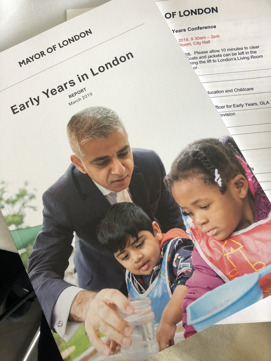 At the London Early Years conference this morning #EarlyYearsMatter @SadiqKhan @MayorofLondon @STEEPtsa @clydenursery