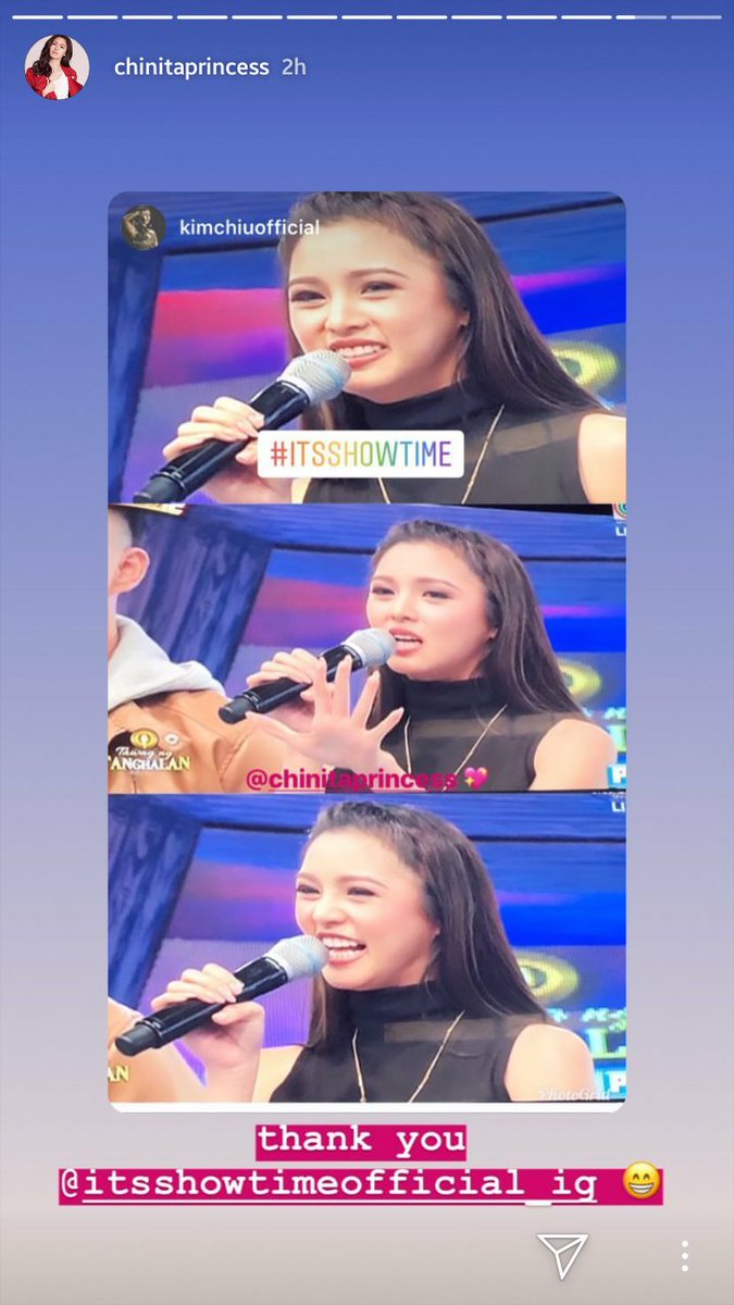 CChinita1's tweet photo. Our favorite Kim Chiu @prinsesachinita as guest host earlier on #ShowtimeBidaFun ❤ https://t.co/RU1f9GUUkr