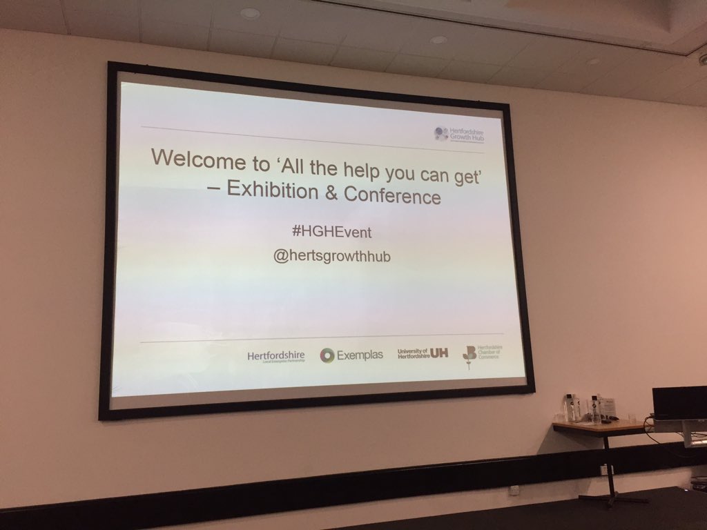 Delighted to support <a href="/HertsGrowthHub/">Herts Growth Hub</a> #HGHEvent today. Here to help support business objectives of SMEs with <a href="/GemHertsChamber/">Gemma Rydqvist</a> <a href="/AWhertschamber/">Alisonwhite</a> . Great to catch up with @HertsLEP <a href="/kingstonsmith/">kingstonsmith</a> &amp; others