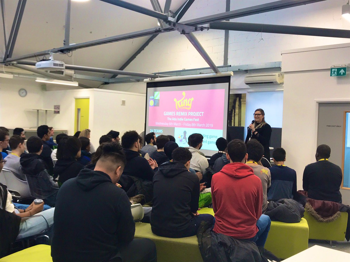 AmyAbroad's tweet image. Seriously how many 6th form students get the opportunity to develop their own games with the support of a global games company?  At @AdaCollege all of them do! 3-day #KingRemix #AdaKing project kicks off today with @King_Games!