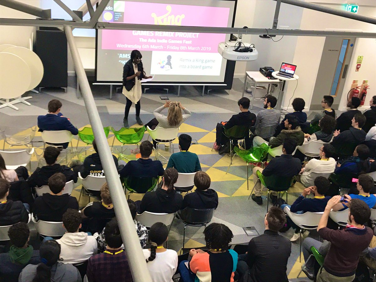 AmyAbroad's tweet image. Seriously how many 6th form students get the opportunity to develop their own games with the support of a global games company?  At @AdaCollege all of them do! 3-day #KingRemix #AdaKing project kicks off today with @King_Games!