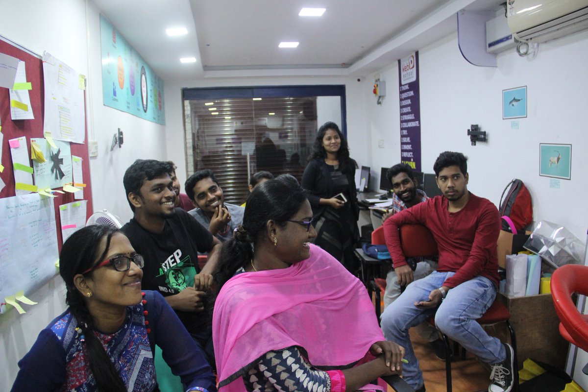 webdschool's tweet photo. UX seminar on the case study about Youths!!!
#ux #userexperience #casestudy #studentseminar #seminar #creativestudy #uxstudy #uxcasestudy #studentstudies #uxwork #uiux #studentworks #designinstitute #uxinstitute #webdschool #vadapalani #chennai https://t.co/0HTHDDitjG