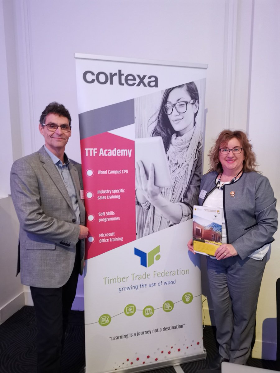 woodcampus's tweet photo. Cortexa joining the TFF at their UK Softwood Conference in London. Launching the TTF Academy &amp; Essential Foundations Of Sales Management Programme. @TimberTradeFed #UKSWC2019 https://t.co/BBOQy4QDye