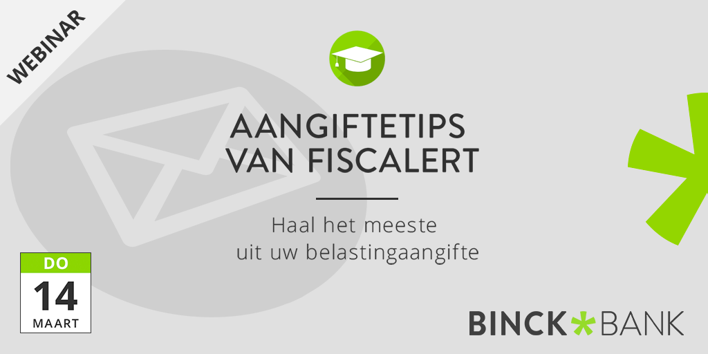 Binnenkort moet de #belastingaangifte over 2018 weer gedaan worden. Daarom gaan we in dit #webinar met beleggerstrainer <a href="/HansOudshoorn/">Hans Oudshoorn</a> en Marcel Piket, #hoofdredacteur van <a href="/FiscAlertNL/">FiscAlert Magazine</a>, essentiële #belastingzaken bespreken. Meld je aan en mis niets! bit.ly/2FhW0rH