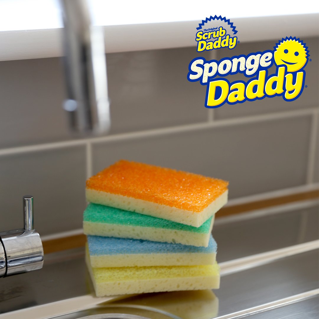 scrubdaddy_uk's tweet image. Colour code your cleaning with Sponge Daddy! This multi-tasking sponge and scourer comes in 4 colours to avoid cross contamination when cleaning 👏 #colourcode #colourcoded #clean #cleaning #cleananythingwithasmile #sponges #mrshinch #mrshinchmademedoit #scrubdaddy #spongedaddy