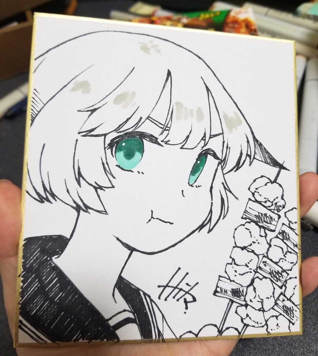 【勇者のクズ1巻 発売記念プレゼント】
「3月9日 23:59まで」にこのツイートをRTしてくれた中から、抽選で1名様に画像のイラスト色紙をさしあげます。第4弾はヒロイン、印堂雪音…