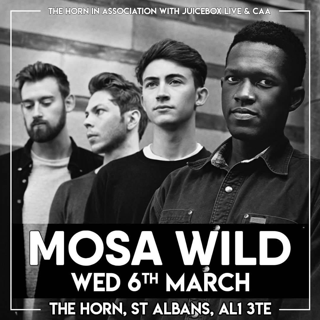 Tonight @hornvenue St Albans⁣ @mosawild ⁣@SarpaSalpaMusic ⁣@DogRaceBand ⁣
& Mask Tickets juiceboxindie.com ⁣
⁣