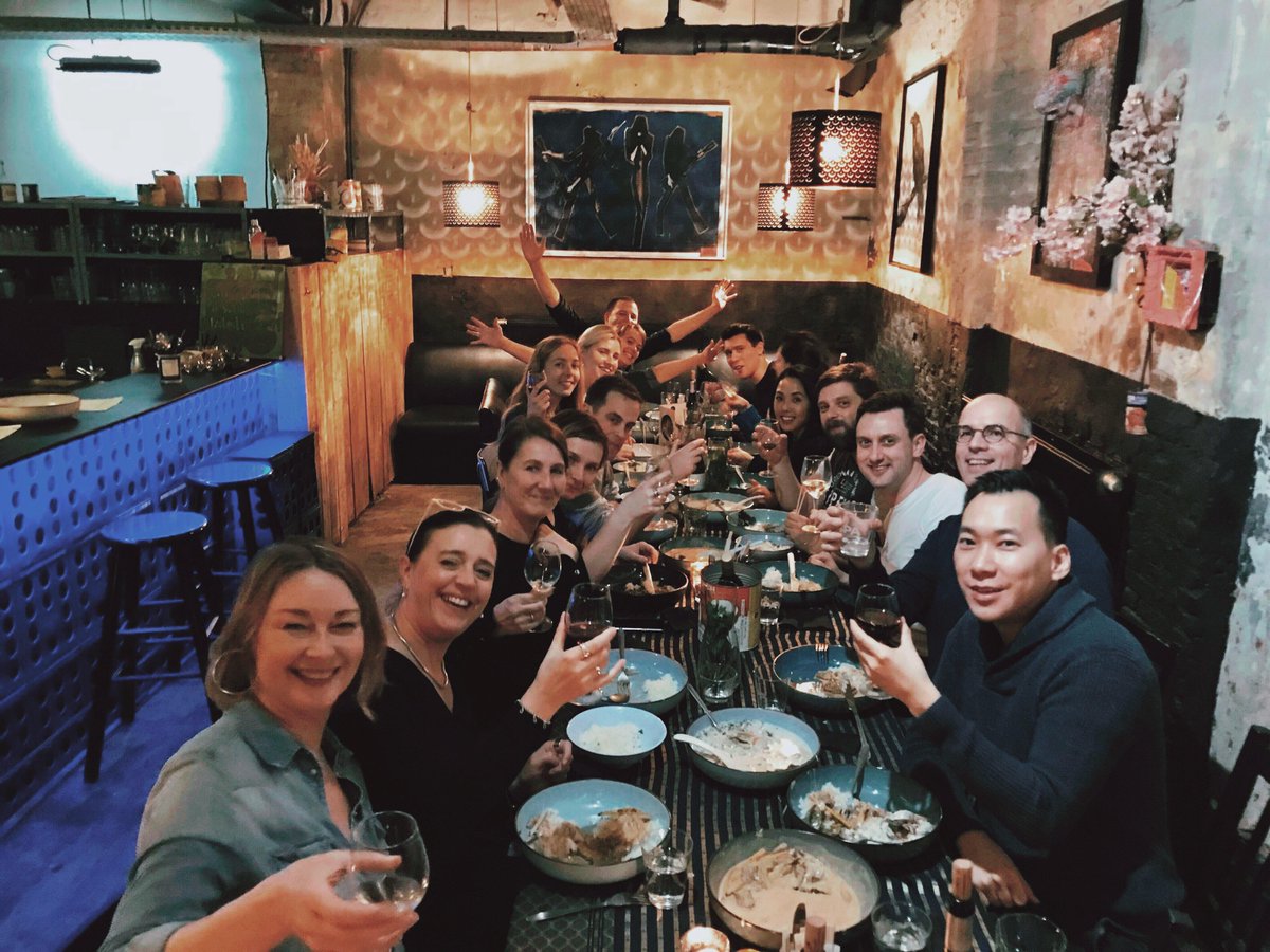 NadineDCeuninck's tweet photo. Lots of Dim Sim, curry and laughter. 🌶️ Up to the next cooking class. 👊 #foodies #thai #cuisine https://t.co/Dr8BAPaxxR