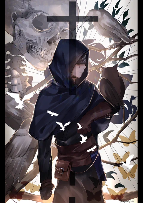 死者の旅路に花束を/君逝く先に祝福を
#IdentityV  #identityVイラスト  #第五人格イラスト 