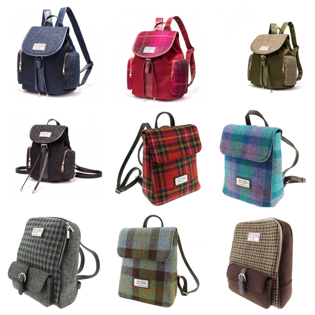 harris tweed rucksack