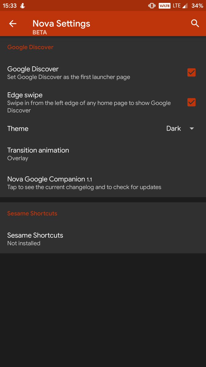 Black theme available for google discover. With the latest beta of <a href="/Nova_Launcher/">NovaLauncher</a>. Thanks. <a href="/AndroidPolice/">Android Police</a>