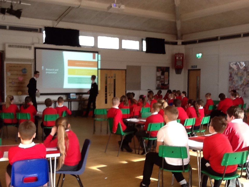We've welcomed <a href="/aylshamhigh/">Aylsham High</a> to year 6 today. Using a mock UN conference to debate the possibility of <a href="/KFC_UKI/">KFC UK</a> moving into the town. 🍟🍔 
What will our resolution be?