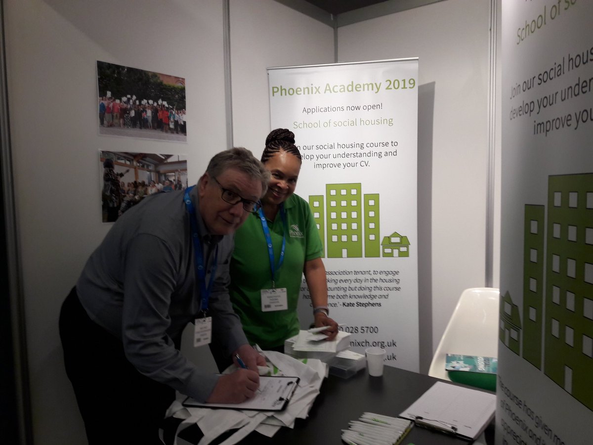 MPorter01469461's tweet photo. Come and visit us at stand 27 @CIHhousing the Total Housing Event in Brighton.  Lets talk about our amazing courses at Phoenix Academy  #totalhousing19 #cih https://t.co/YTHF5RxPct