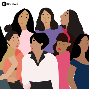 trySUGAR's tweet photo. We stand strong against COLOURISM! We aren’t pale, neither are we tanned, nor dark or dull. We wear our colours with pride and we pledge by #MySkinMyChoice
.
.
#trySUGAR #SUGARCosmetics #AceOfFace #FoundationStick #WomensDay #TogetherWeCan #TauntsThatHaunt #22Shades #8thMarch https://t.co/Uhn0EtbB4R