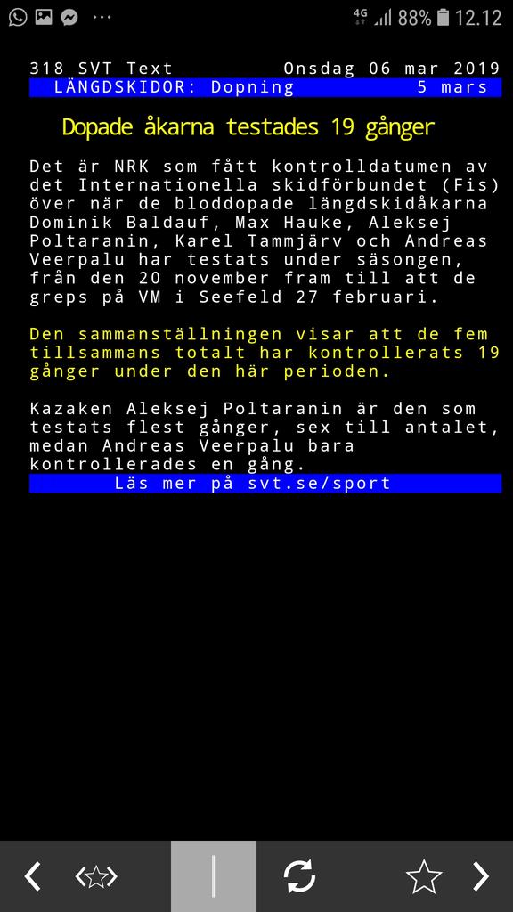 KanervaJP's tweet image. Seefeldissä kiinni jääneitä hiihtäjiä ehdittiin testa tällä kaudella 19 kertaa. Kaikista puhtaat paperit. #blooddoping