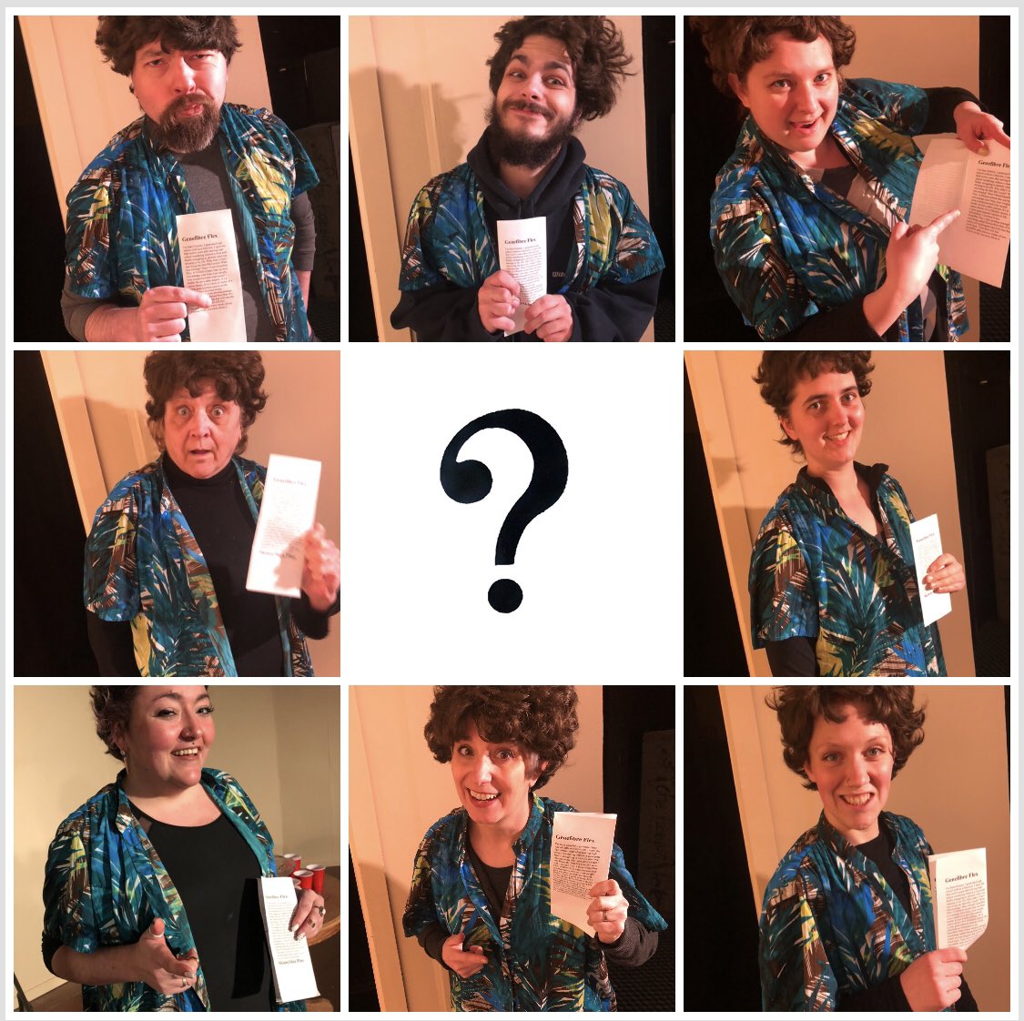 Who will play Sam Grimley on opening night?  Come find out - Tumbleweed Theatre presents High School Reunion - Choose Your Own Cast. March 8,9 and 15,16 - 7pm. Tickets $10 and available only at the door.