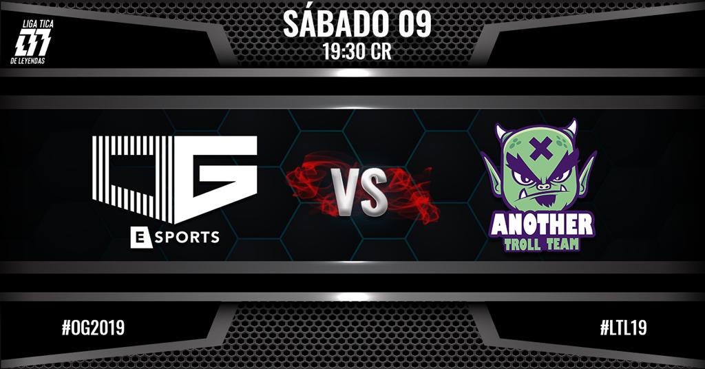 OGEsportsGG's tweet image. ¡Hoy volvemos a la grieta!
Jugaremos contra #AnotherTrollTeam

19:30 CR: twitch.tv/ligaticadeleye…

¡No se lo pierdan!

#OG2019 #OGWIN #LTL19