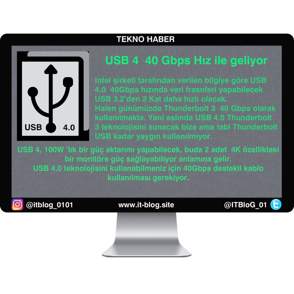 USB 4.0  40Gbps Hız ile geliyor!

#teknohaber #usb #usb4 #data #Gbps #interface #digital #thunderbolt #transfer #intel #technews #universal #flash #bellek #computers #technology #itblog #microsoft #apple #itblog0101