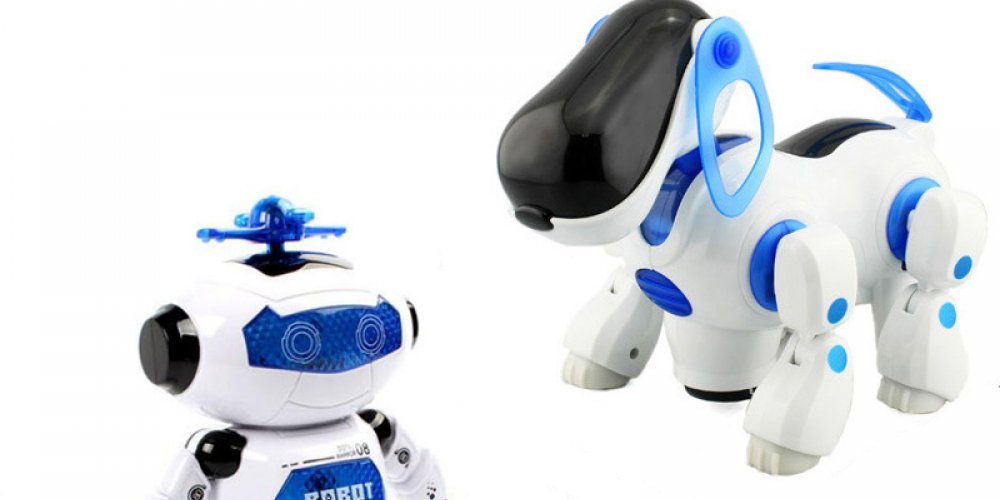 #homerobot Electric Toy Robot and Robot Doggy