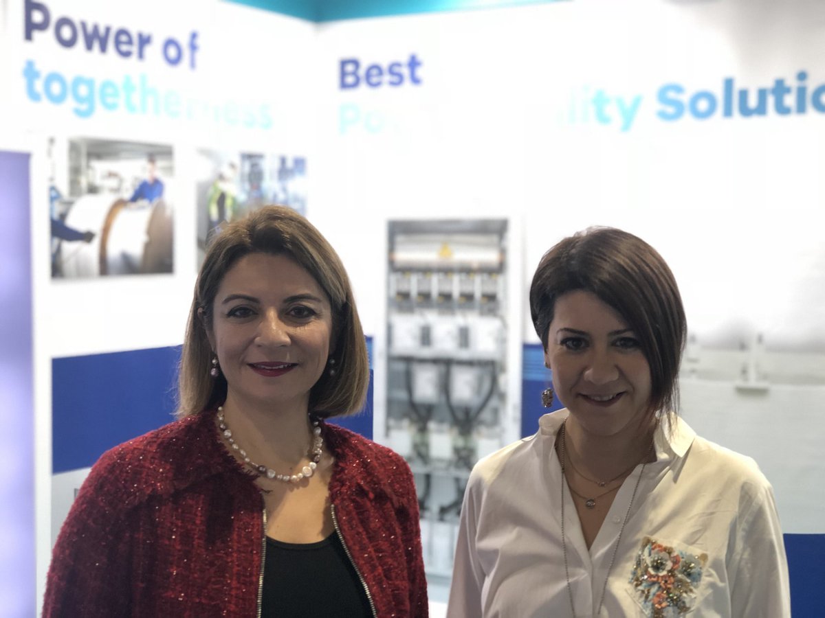 ergelk1980's tweet photo. We had a great start at @meelectricity with many visitors and many efficient talks on #powerquality . https://t.co/OjVsISlLqU