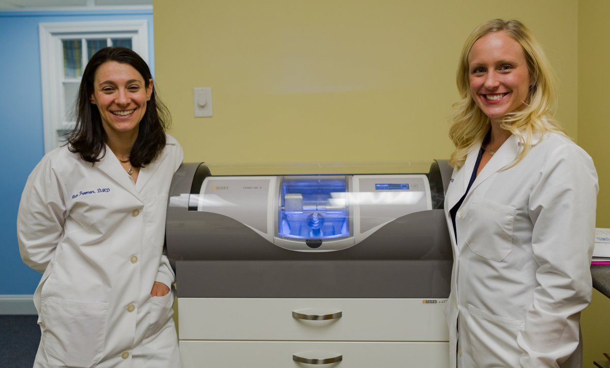 #SironaCerec dental milling machine for #samedaycrown at #Hansondentist Freeman Dental Associates