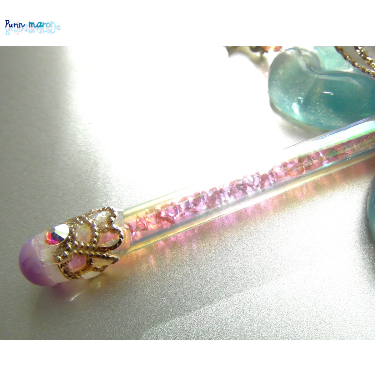 ぷりんまろん Minneでゆめかわ販売中 Pa Twitter 月の妖精のステッキ ネックレス Minneにて販売開始 T Co Bmmftclkqm ハンドメイド ゆめかわいい 魔法のステッキ ネックレス レジン