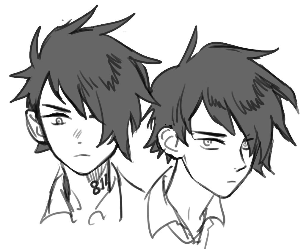 try again! 
ray &amp; norman doodles~~ 