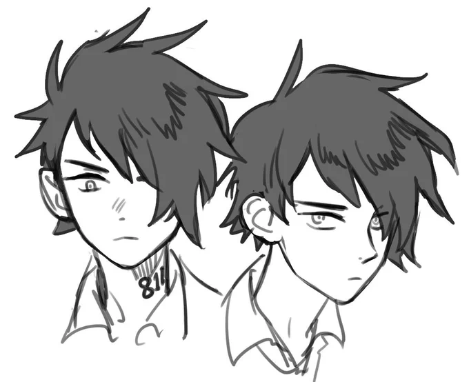 try again! 
ray &amp; norman doodles~~ 