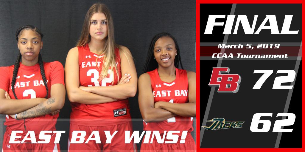 EastBayWBB's tweet photo. EAST BAY WINS!! #BeastBay #goCCAA #kaizen #GoPioneers https://t.co/8UMsWts34n