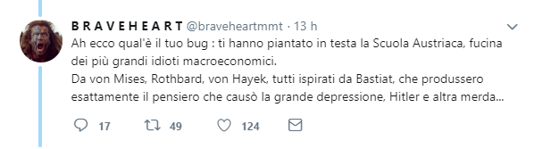 NastassiaFi's tweet photo. #Hayek, uno dei pensatori preferiti di Luigi Einaudi
#Einaudi, il pensatore preferito di #Salvini
Pensatori che anelano ad uno #Statominimo
#Ohyeah https://t.co/GNVOytqvge