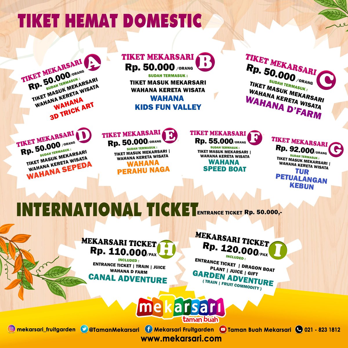 Taman Buah Mekarsari على تويتر Liburan Seru Di Taman Buah