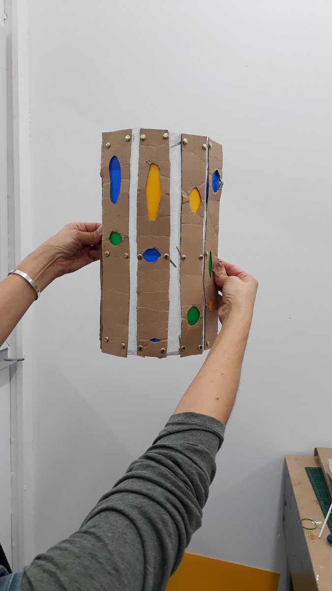 Action from  yesterday's 1st year Fine Art sculpture workshop. Drawings to maquettes to full size sculpture. Material - led, thinking through making #WeAreNUA #nuafineart #sculpture #basculpture #drawinginspace #maquette #drawingforsculpture