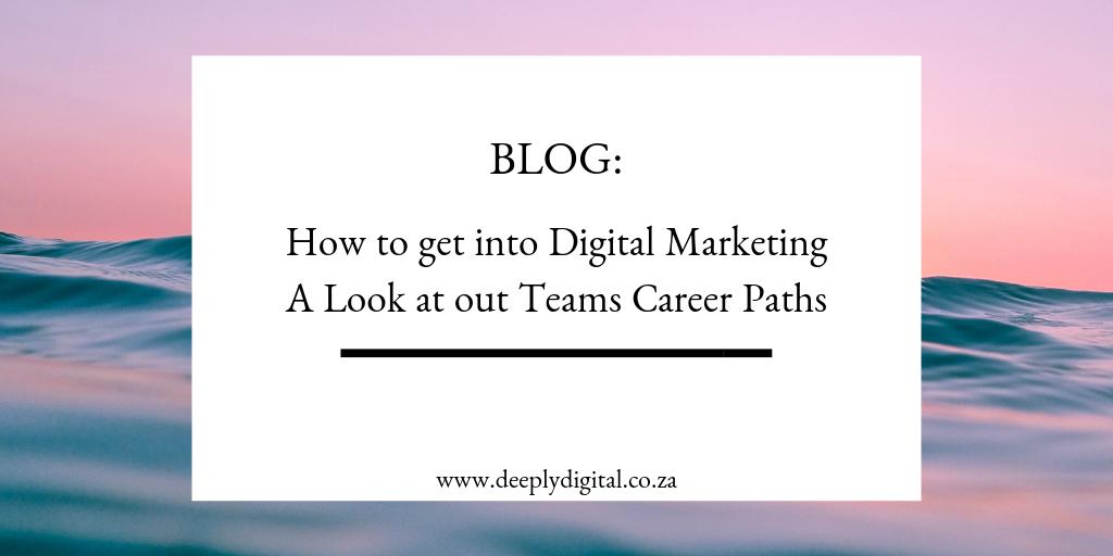 deeplydigitalza's tweet photo. Want to know how you can get into the digital marketing field? It's easier than you think. Read all about it in our latest blog post: https://t.co/xGbftiNmMH #DeeplyDigital https://t.co/kkvJ91esPl