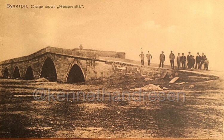 kennethandresen's tweet photo. Postcard from Vushtrri in Kosovo, dated May 19, 1918. Vushtrri has been inhabited since the 4th century BC. The old Roman name was Vicianum. #kosovo #vushtrri #vicianum #vucitrn #vintagepostcard #kosova https://t.co/1psIqzSTul