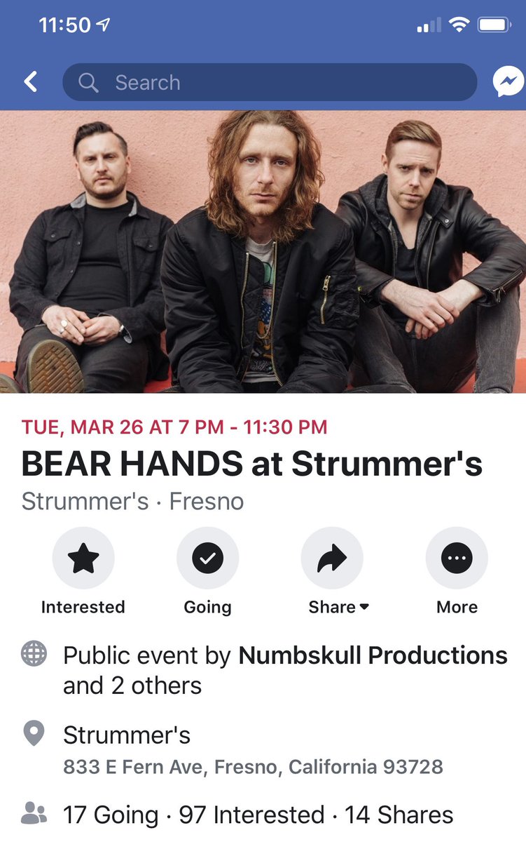 JesusMonkee's tweet image. EVERYONE STOP!!!!!
My friend @KOwusuAO said that he would take my shift on march 26th so I can go see @bearhandsband at @StrummersFresno if I get like 5k retweets!!!!! 
HELP ME!!! 😭😭😭😭
It will take you like 5 seconds!!