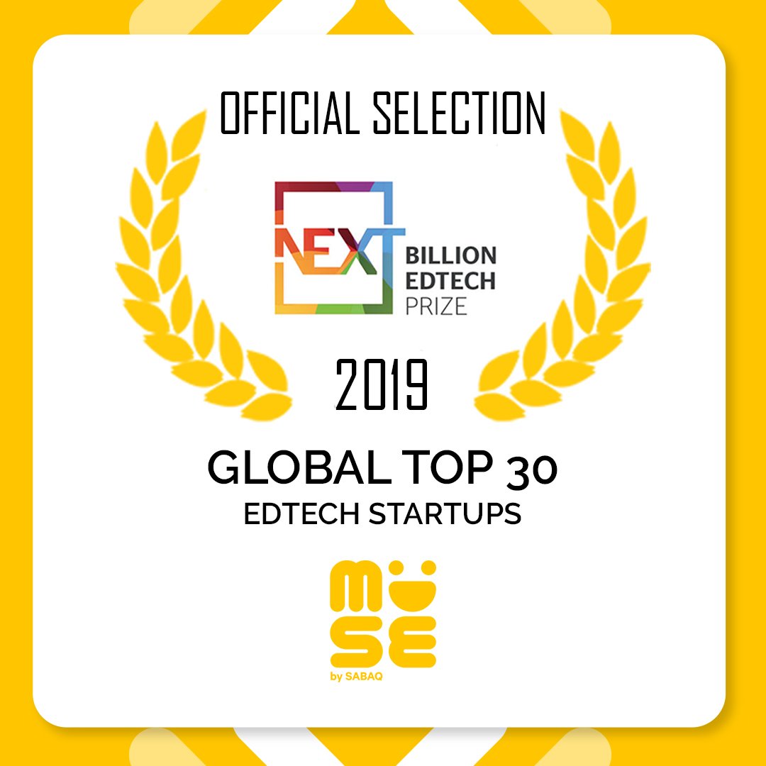 MUSELearningApp's tweet photo. SABAQ is proud to be the first #PakistaniStartup to represent the country @GESForum in Dubai. We will be competing with 30 other startups for the #NextBillionEdTechPrize. Wish us luck!
#gesf #edtech #SABAQ #ClassroomsOfTheFuture #EducationInnovation https://t.co/3i6Ma3Z9ZN