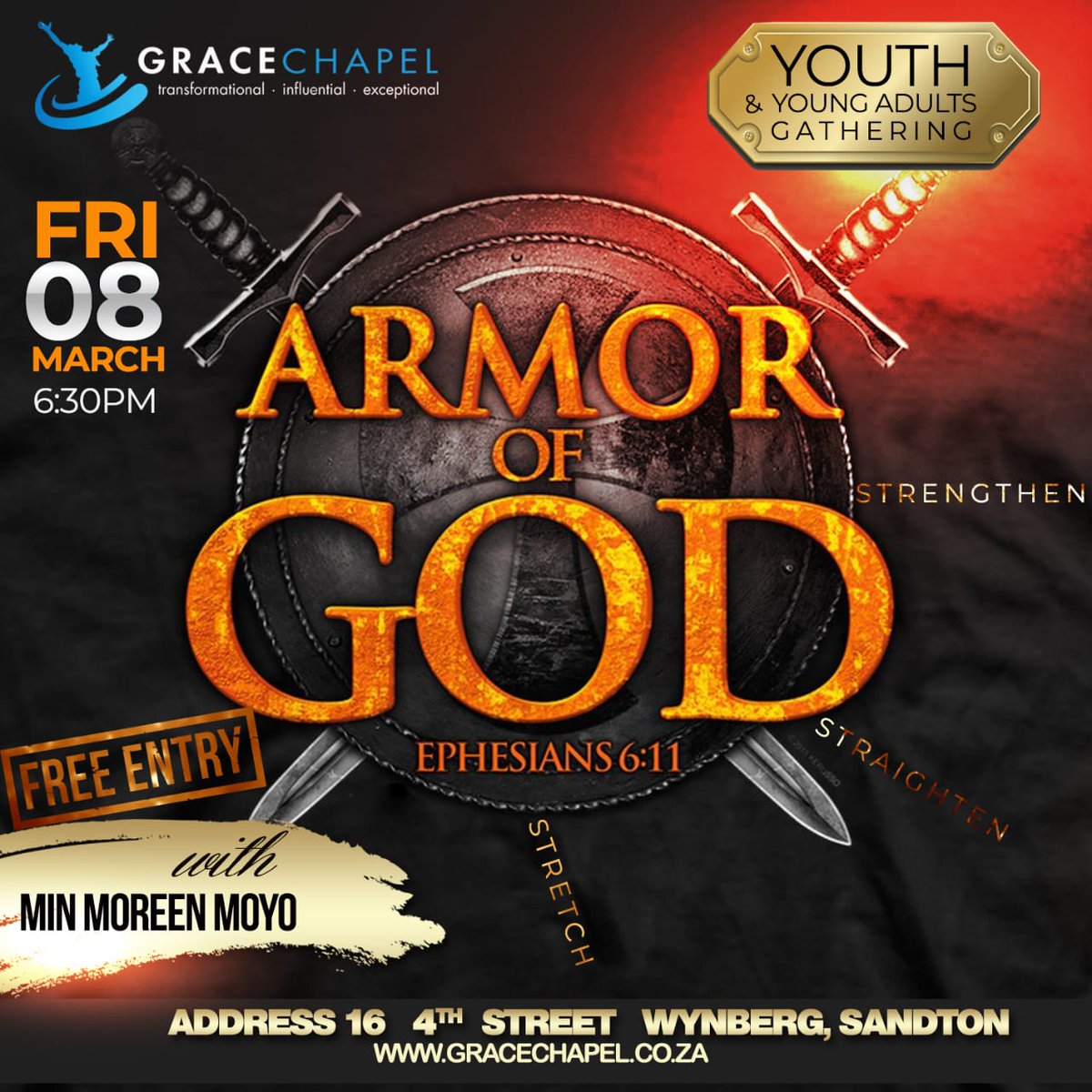 Priscilamakki's tweet photo. It's literally a day away from our great service at @GraceChapelSA this Friday for all Youths and Young Adults from 6h30pm. Choosing to praise and worship God whilst I still have the strength. Everyone is invited! https://t.co/r45iHqQqrD
