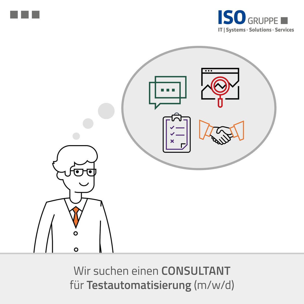 KlingenmaierISO's tweet photo. #Testautomatisierung ist Dein Ding? Begriffe wie #ContinuousIntegration, #Regressionstest, #Testabdeckung und #Codeüberdeckung sind keine Fremdwörter für dich? Dann schau Dir mal diesen #Job an. https://t.co/7RRMa5WaQ7 … #IT #Würzburg #ISOMainfranken #makeIThappen https://t.co/1kt2m8oVRh