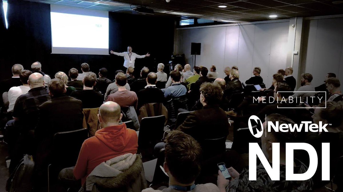Full house at this morning NDI course by Mediability at <a href="/LLBforeningen/">LLB Norway</a>'s main event of the year! #llbmessen #NewTekInc #NDI #professionalequipment #production #broadcast #mediatech #mediatechnology