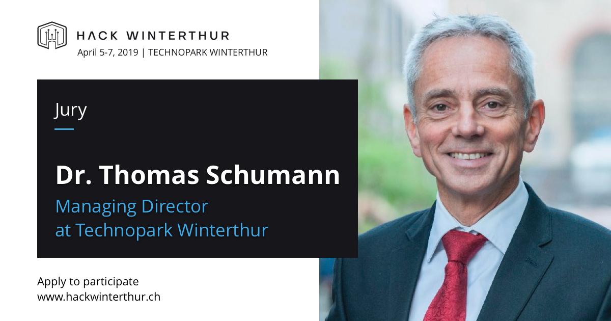 ECWinterthur's tweet photo. We are delighted to announce Dr. Thomas Schumann @TSC9043, Managing Director @TechnoparkWthur, as part of our jury at Hack Winterthur 2019.
Get more information about our first Hackathon here: https://t.co/V5fxy7yq5u
#hackwinterthur #hackathon #judge #entrepreneurclubwinterthur https://t.co/q6broffTys