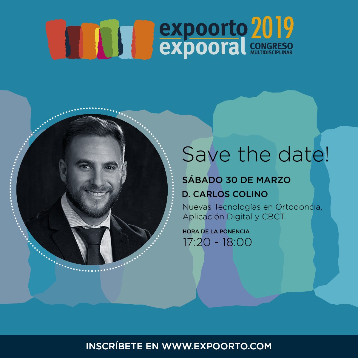 expoorto's tweet photo. ¡Inscríbete en Expoorto-Expooral, el Congreso Multidisciplinar más importante de 2019!

☑️ Consulta el programa completo en https://t.co/GK3ZJ5MhK7
☑️ Inscríbete en https://t.co/o6aP86PDva

📅 El sábado 30 a las 17:20 acude a la ponencia de D. Carlos Colino. https://t.co/fm0qxgVMVl