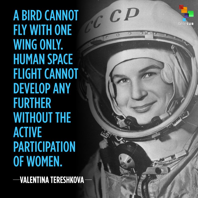 Happy Birthday Valentina Tereshkova.
First woman in space. 