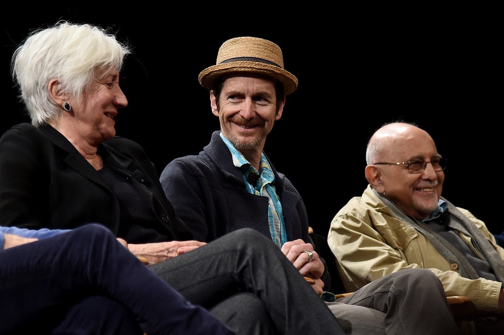 max_dmitriev07's tweet photo. ====================
Time for the picture of the day.
====================
Olympia Dukakis, @denisohare and George Morfogen speak on stage at the Tribeca Talks After The Movie: Starring Austin Pendleton, on April 21, 2016
#POTD #Tribeca2016 #NYC https://t.co/MKDLZ3o55Q