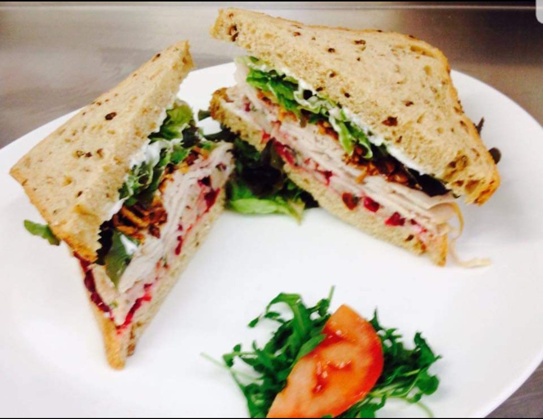 Sandwich of the week: Turkey, pork stuffing, bacon, cranberry &amp; lettuce