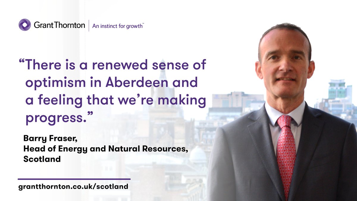 Europe's oil capital isn't out of the woods yet, but there is a feeling of cautious optimism developing in #Aberdeen. Read more insight from Barry Fraser in #ScotLtd18 from <a href="/GrantThorntonUK/">Grant Thornton UK</a> #GTScot
bit.ly/2K0EHL6